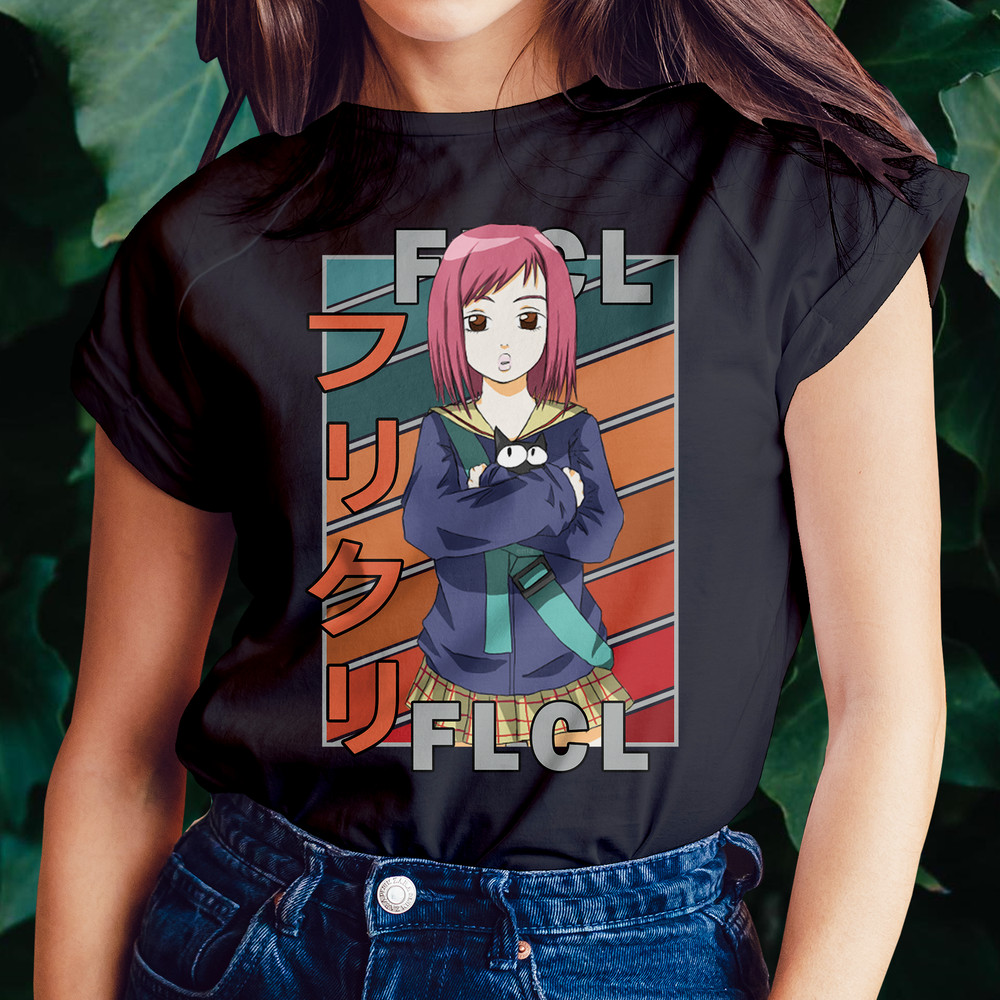 Mamimi Samejima FLCL Fooly Cooly FURI KURI Vintage Palette Anime Unisex TShirt 0