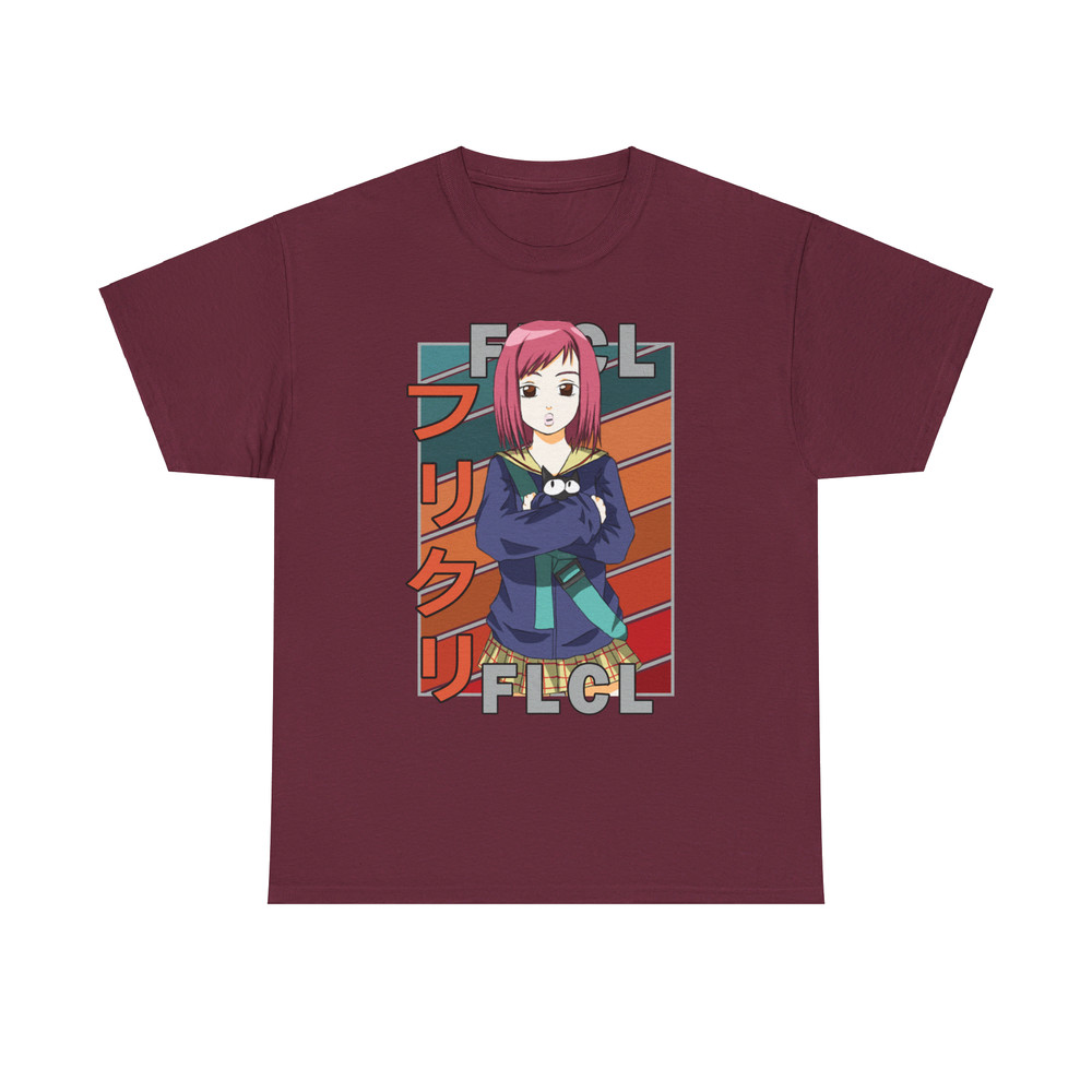 Mamimi Samejima FLCL Fooly Cooly FURI KURI Vintage Palette Anime Unisex TShirt 2