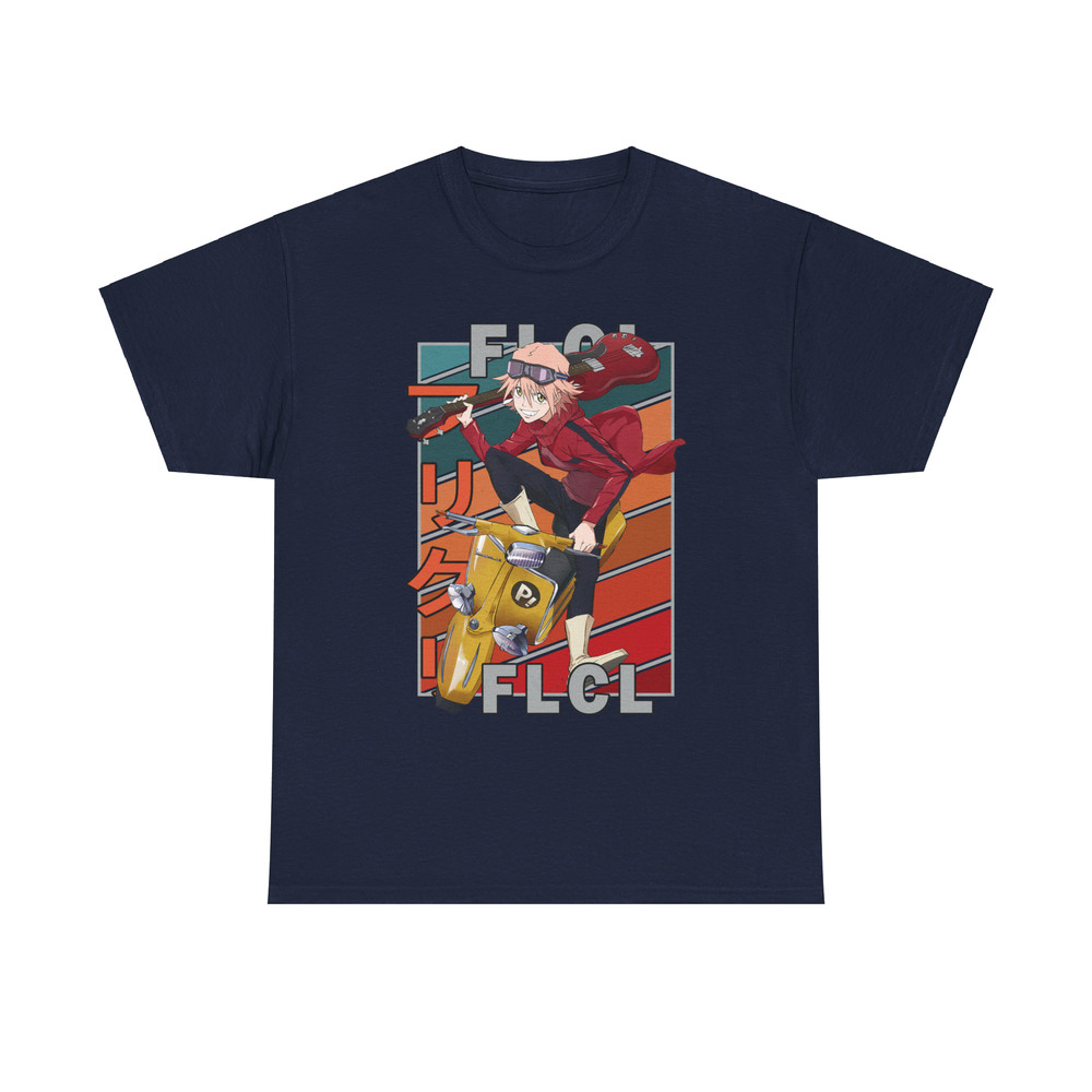 Haruko Haruhara FLCL Fooly Cooly FURI KURI Vintage Palette Anime Unisex TShirt 5