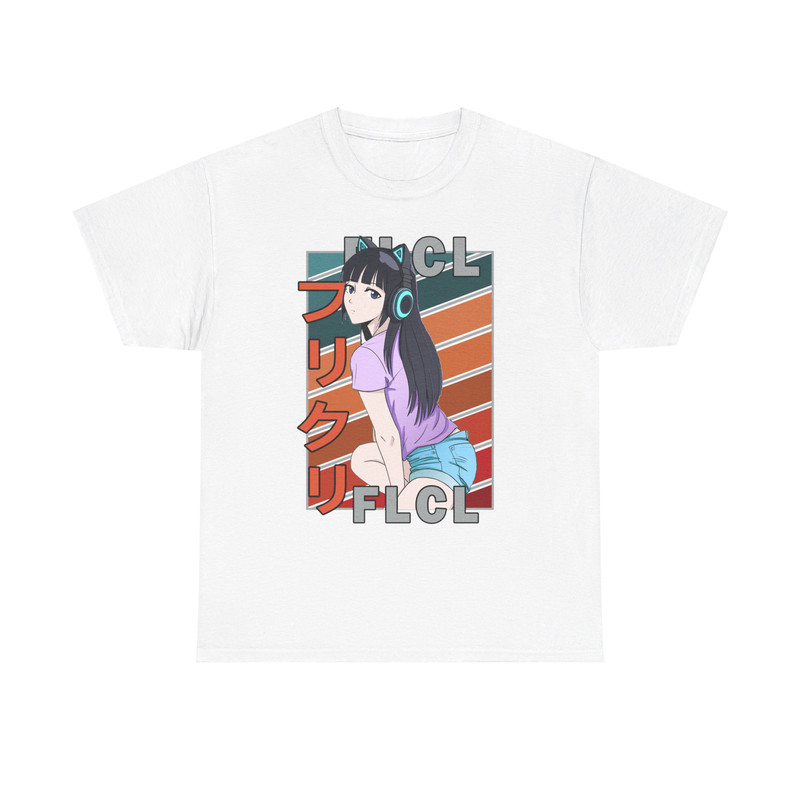 Hidomi Hibajiri FLCL Fooly Cooly FURI KURI Vintage Palette Anime Unisex TShirt 1