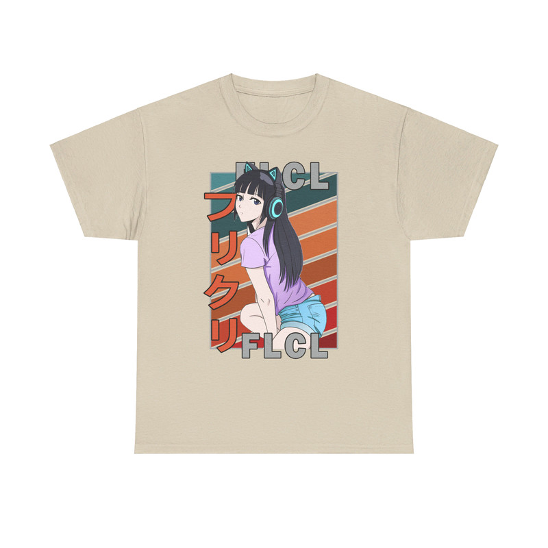 Hidomi Hibajiri FLCL Fooly Cooly FURI KURI Vintage Palette Anime Unisex TShirt 3