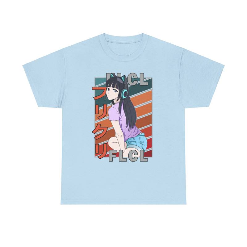 Hidomi Hibajiri FLCL Fooly Cooly FURI KURI Vintage Palette Anime Unisex TShirt 4