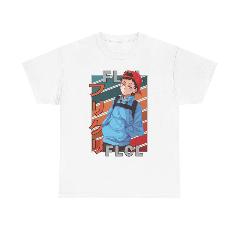 Naota Nandaba FLCL Fooly Cooly FURI KURI Vintage Palette Anime Unisex TShirt 1