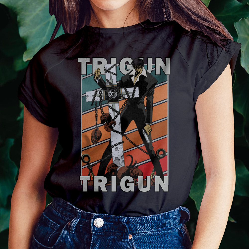 Nicholas D Wolfwood V2 Trigun Stampede Vintage Palette Anime Unisex TShirt 0