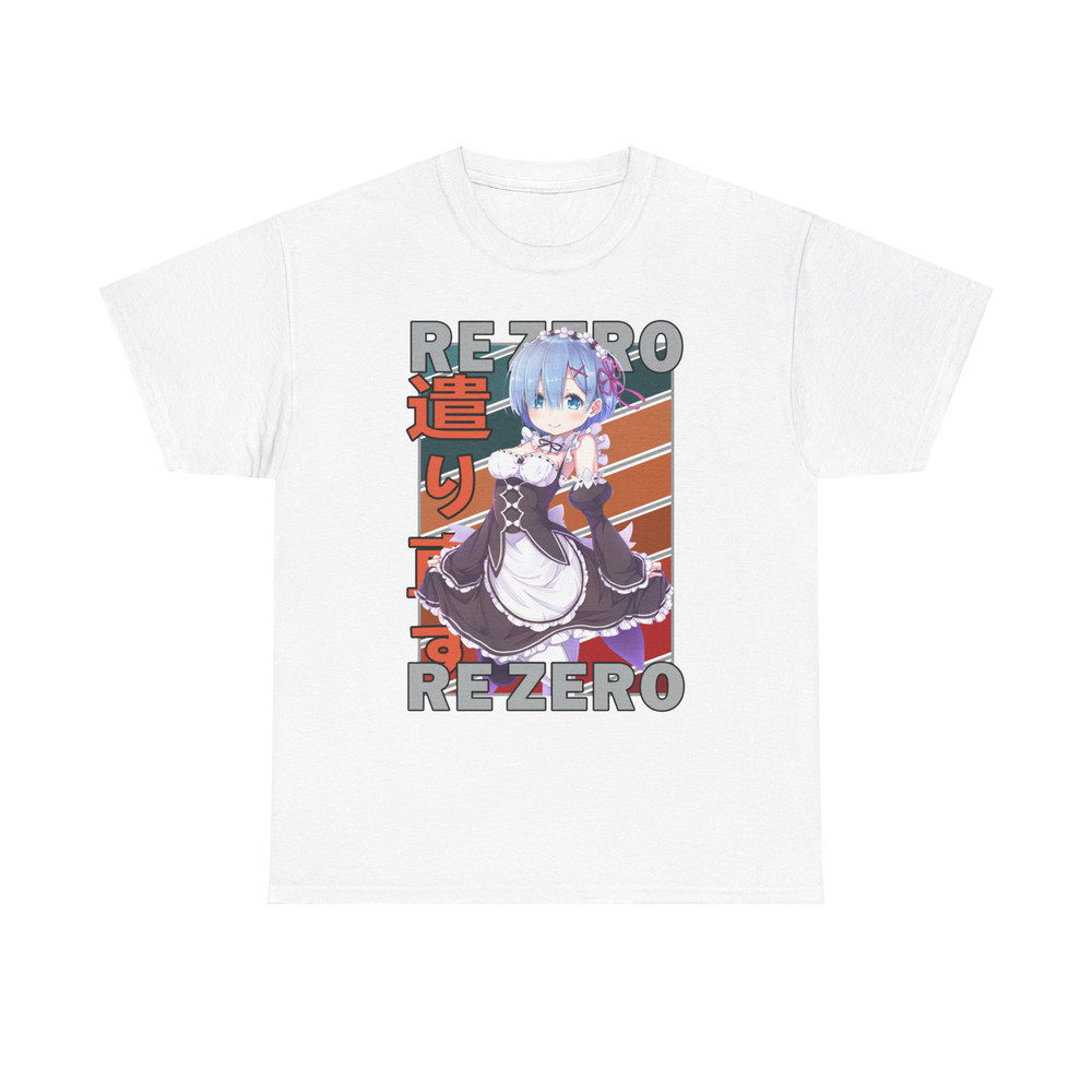 Rem ReZero Starting Life In Another World Vintage Palette Anime Unisex TShirt 1