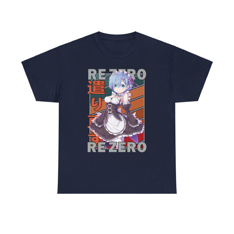 Rem ReZero Starting Life In Another World Vintage Palette Anime Unisex TShirt 5
