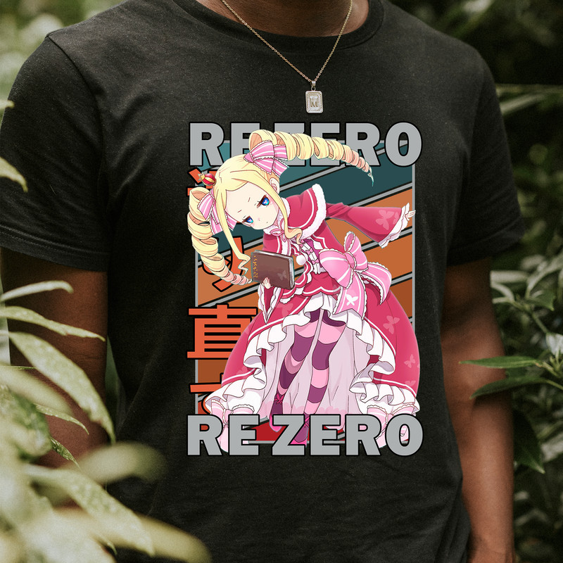 Beatrice ReZero Starting Life In Another World Vintage Palette Anime Unisex TShirt 0