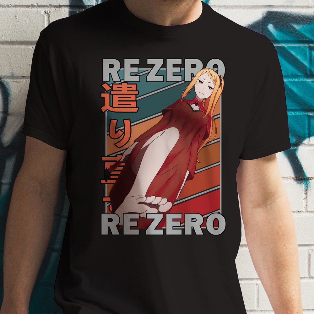 Priscilla Barielle ReZero Starting Life In Another World Vintage Palette Anime Unisex TShirt 0