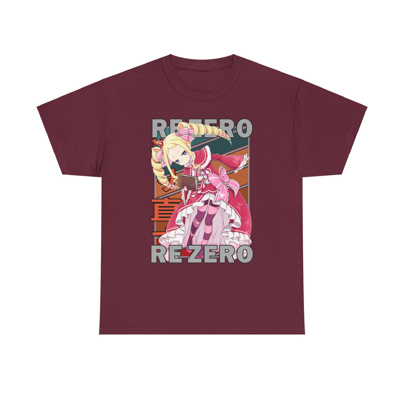 Beatrice ReZero Starting Life In Another World Vintage Palette Anime Unisex TShirt 2