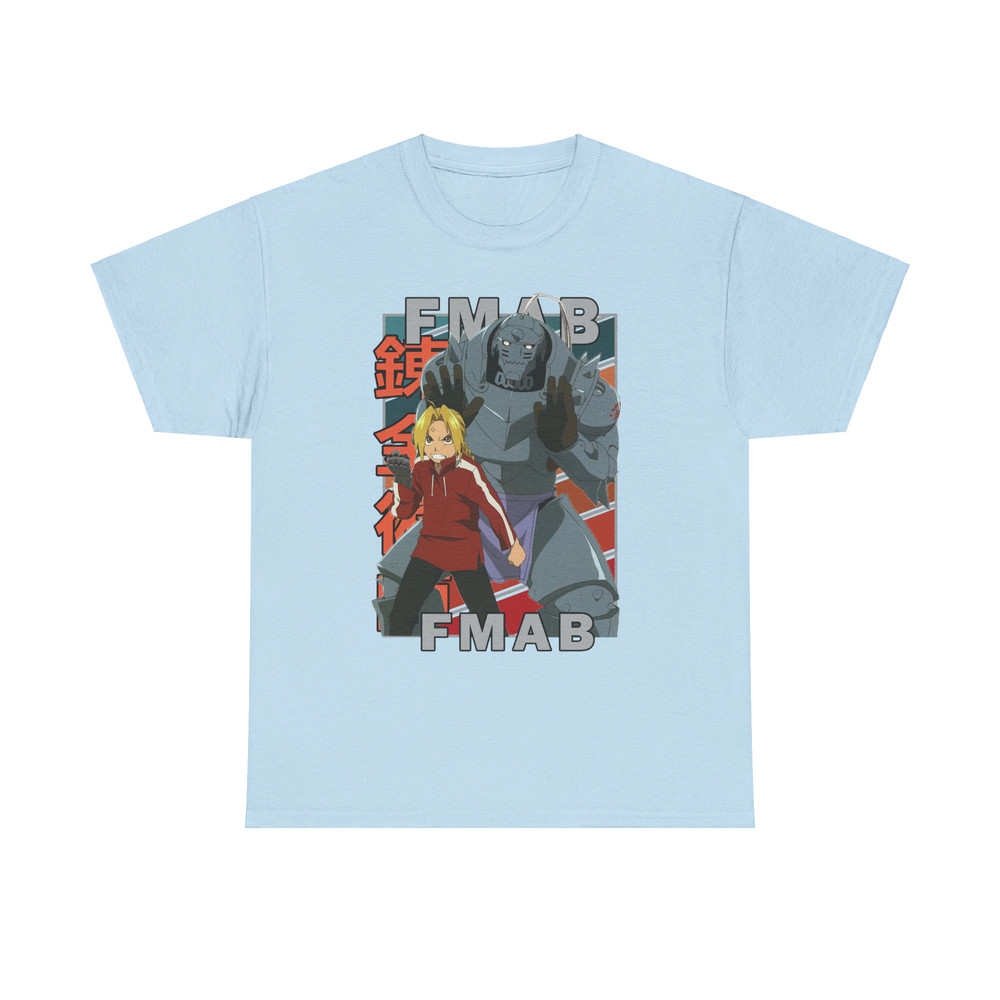 Edward And Alphonse Elric Fullmetal Alchemist Brotherhood FMAB FMA Vintage Palette Anime Unisex TShirt 4