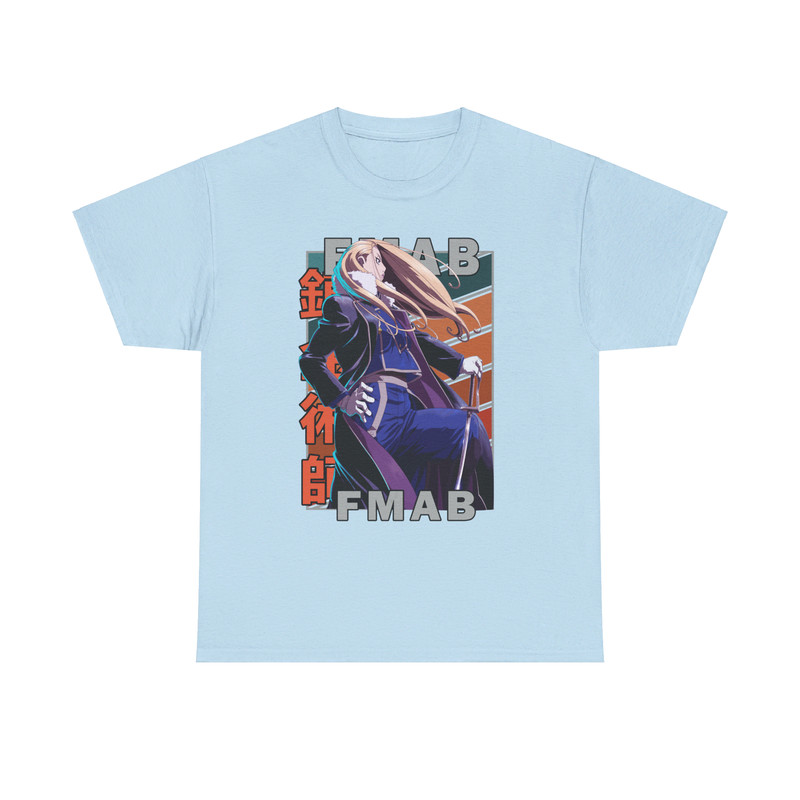 Olivier Mira Armstrong Fullmetal Alchemist Brotherhood FMAB FMA Vintage Palette Anime Unisex TShirt 4