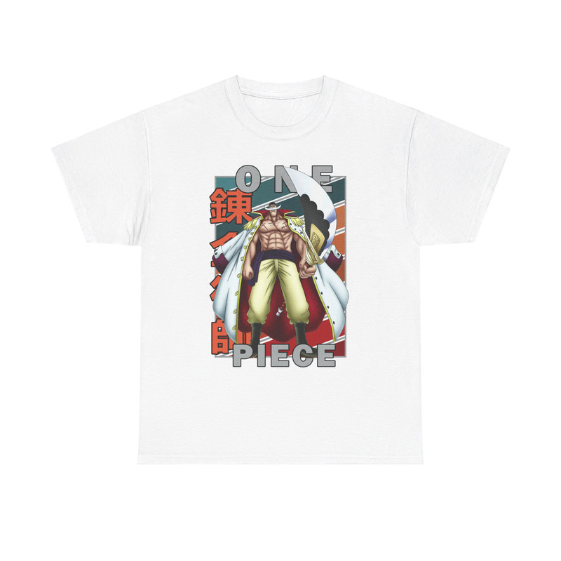 Edward Newgate Whitebeard One Piece Wan Pisu Vintage Palette Anime Unisex TShirt 1