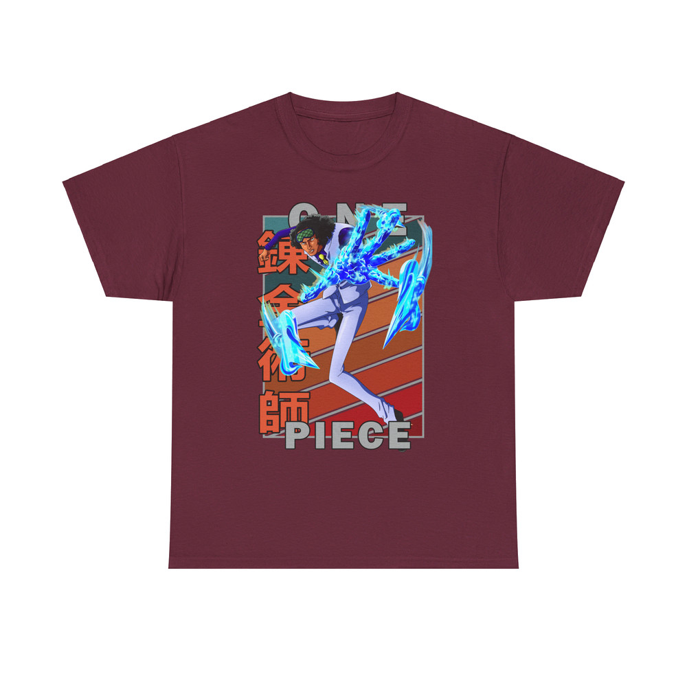 Aokiji Kuzan One Piece Wan Pisu Vintage Palette Anime Unisex TShirt 2