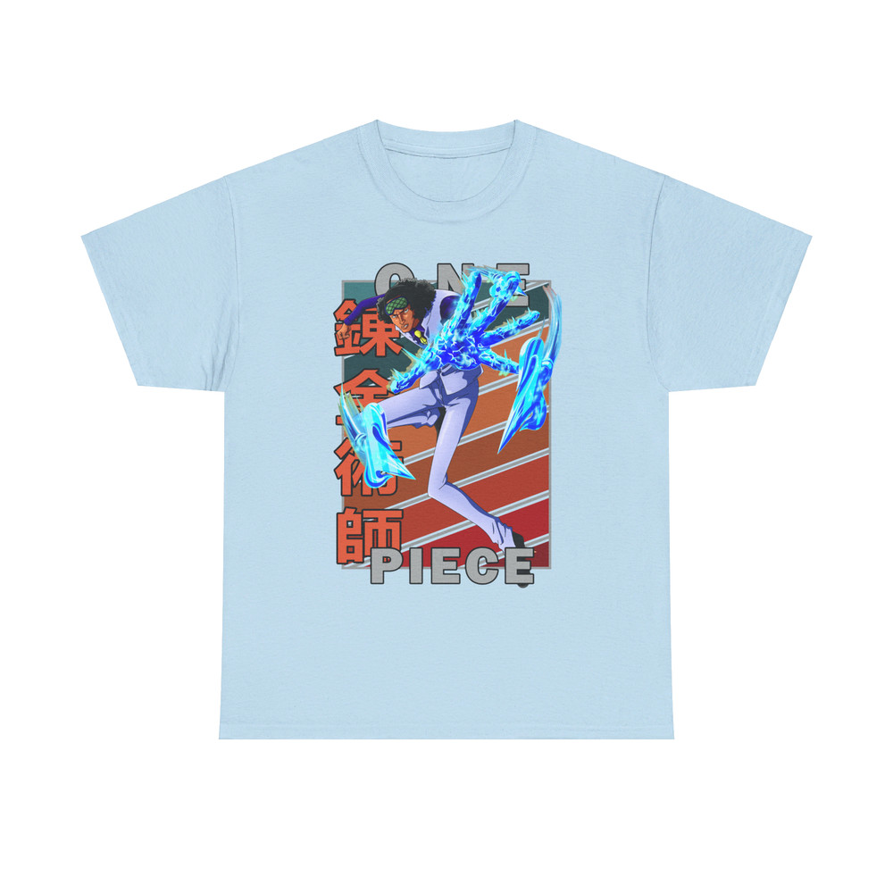 Aokiji Kuzan One Piece Wan Pisu Vintage Palette Anime Unisex TShirt 4