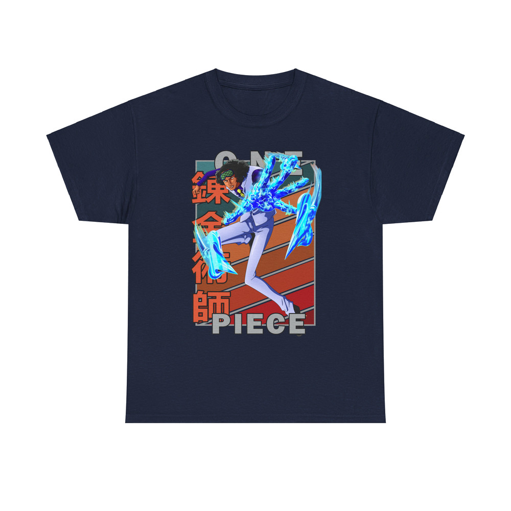 Aokiji Kuzan One Piece Wan Pisu Vintage Palette Anime Unisex TShirt 5