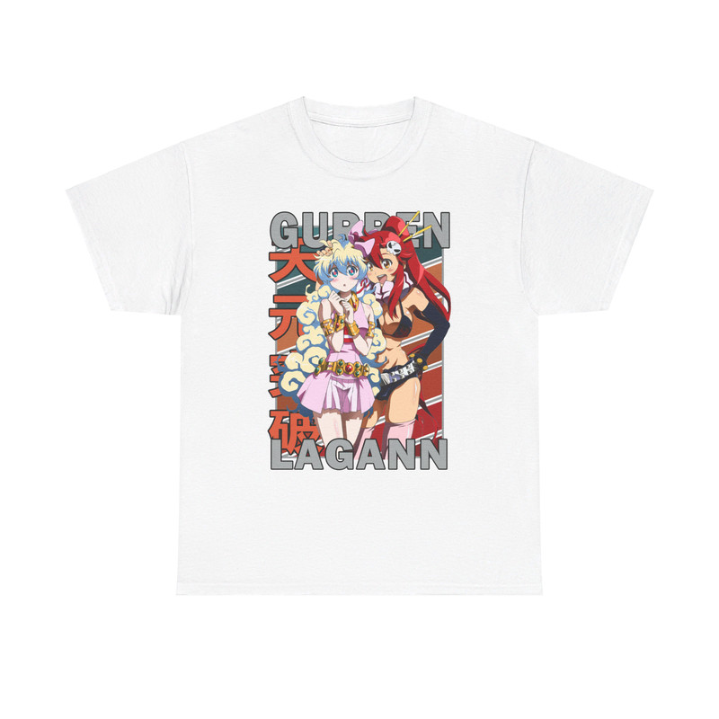 Yoko And Nia Tengen Toppa Gurren Lagann Vintage Palette Anime Unisex TShirt 1