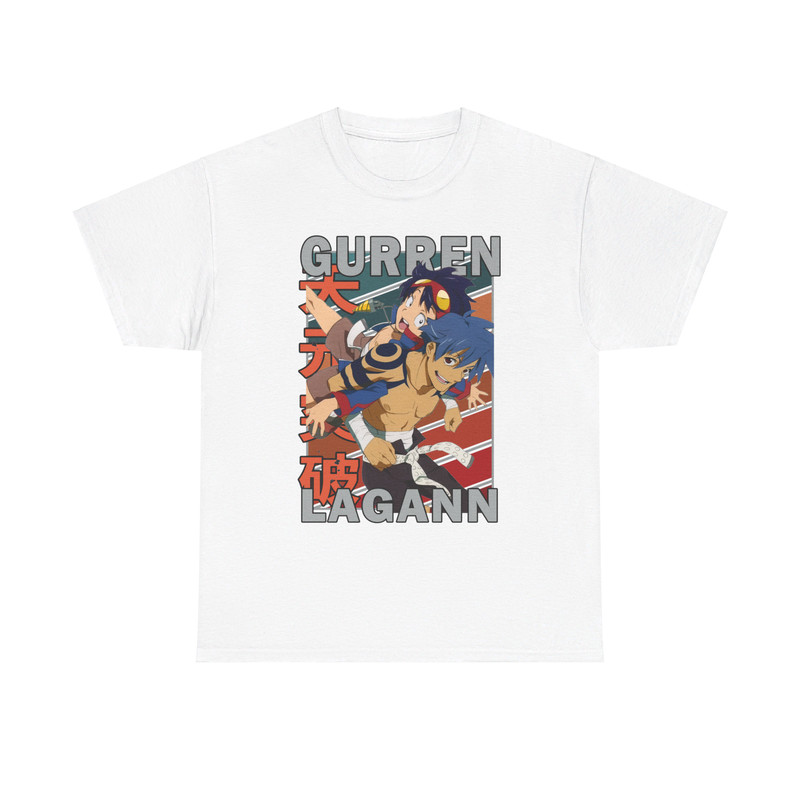 Simon And Kamina Tengen Toppa Gurren Lagann Vintage Palette Anime Unisex TShirt 1