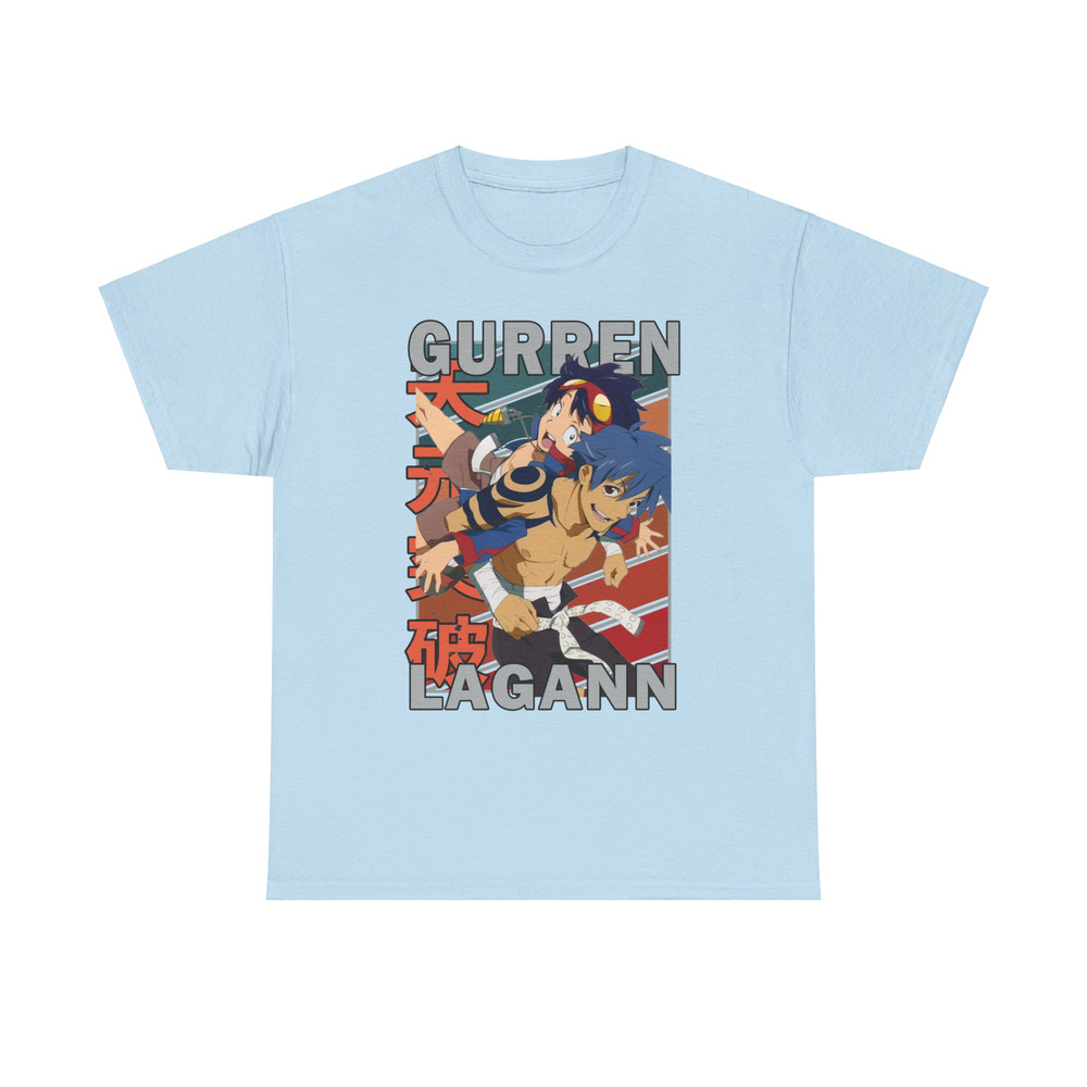 Simon And Kamina Tengen Toppa Gurren Lagann Vintage Palette Anime Unisex TShirt 4