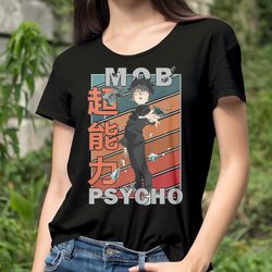 mob shigeo kageyama mob psycho 100 mobu saiko hyaku vintage palette anime unisex t-shirt