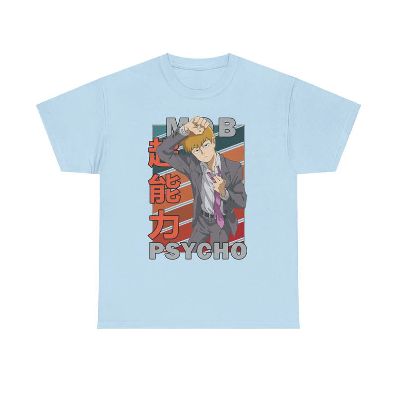 Arataka Reigen Mob Psycho 100 Mobu Saiko Hyaku Vintage Palette Anime Unisex TShirt 4