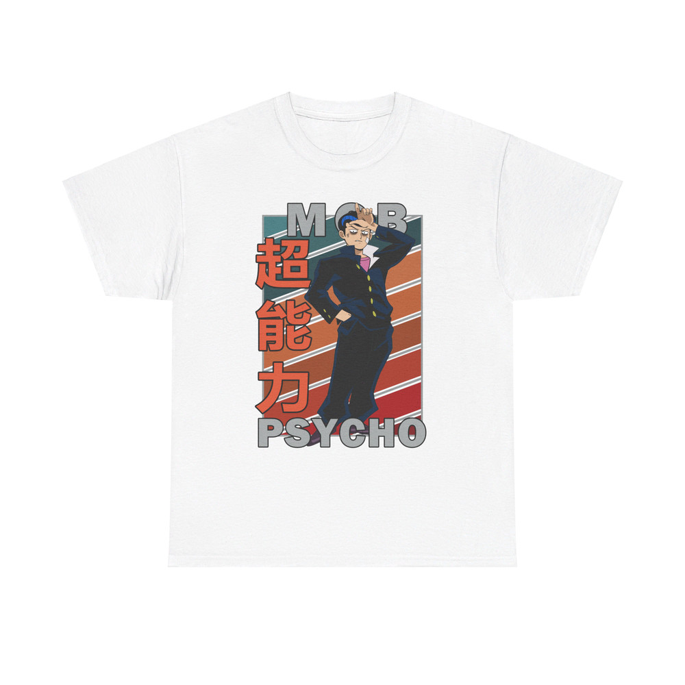 Tenga Onigawara Mob Psycho 100 Mobu Saiko Hyaku Vintage Palette Anime Unisex TShirt 1