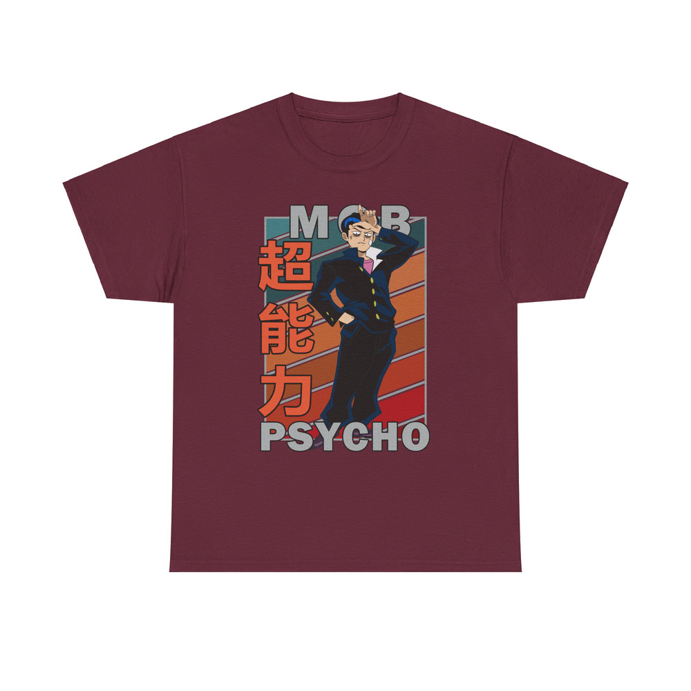 Tenga Onigawara Mob Psycho 100 Mobu Saiko Hyaku Vintage Palette Anime Unisex TShirt 2