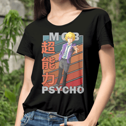 teruki hanazawa mob psycho 100 mobu saiko hyaku vintage palette anime unisex t-shirt