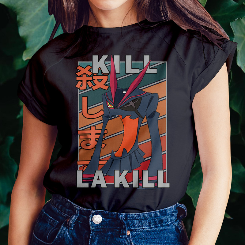 Kamui Senketsu Kill La Kill Kiru Ra Kiru Vintage Palette Anime Unisex TShirt 0