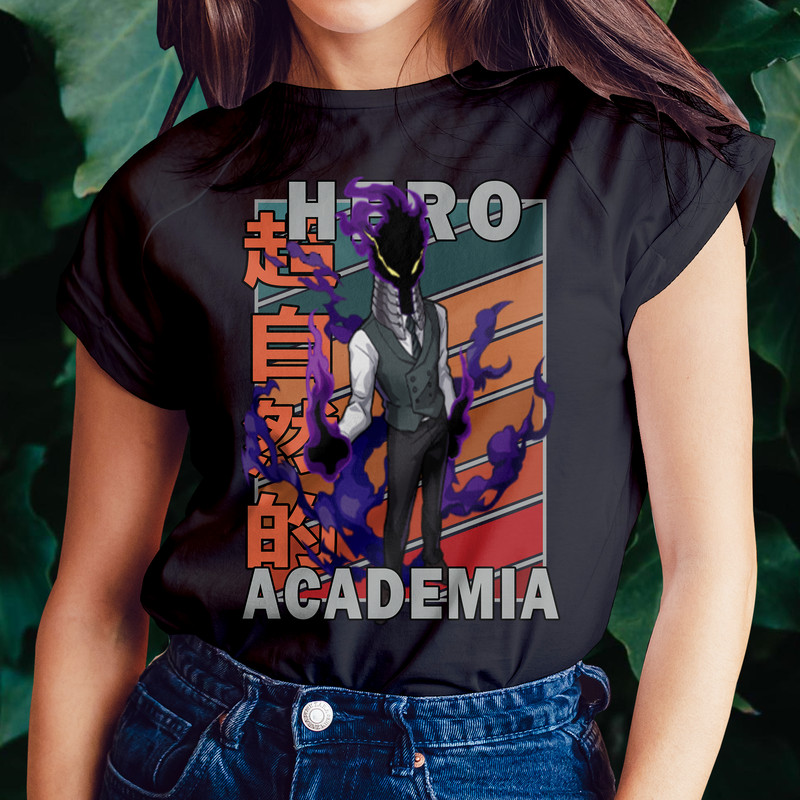 Kurogiri Oboro Shirakumo My Hero Academia BNHA Vintage Palette Anime Unisex TShirt 0