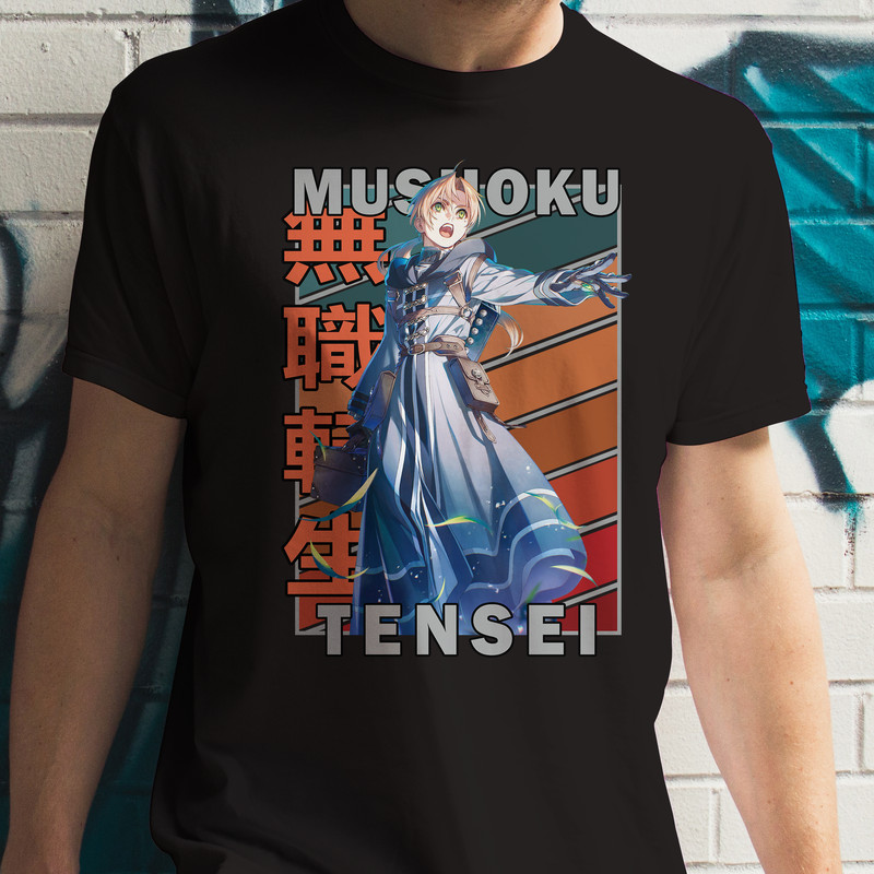 Rudeus Greyrat Mushoku Tensei Jobless Reincarnation Vintage Palette Anime Unisex TShirt 0