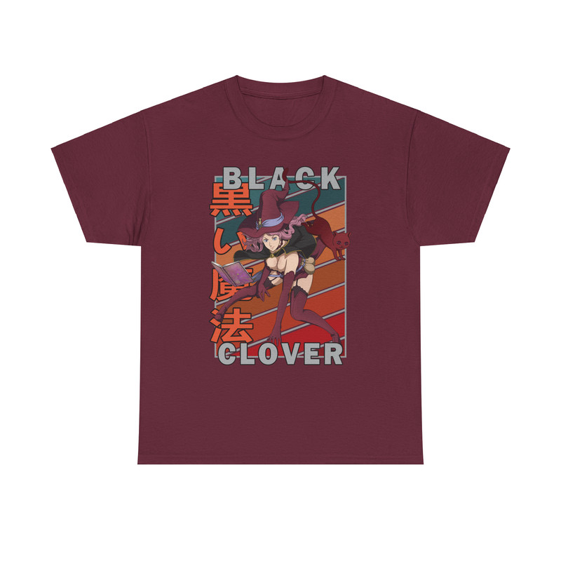 Vanessa Enoteca Black Clover Burakku Kuroba Vintage Palette Anime Unisex TShirt 2