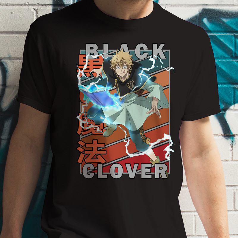 Luck Voltia Black Clover Burakku Kuroba Vintage Palette Anime Unisex TShirt 0