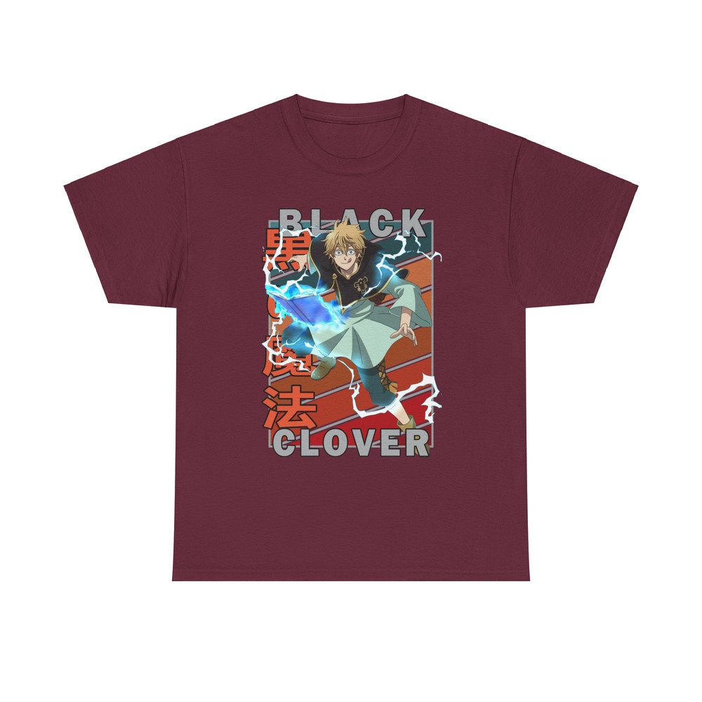 Luck Voltia Black Clover Burakku Kuroba Vintage Palette Anime Unisex TShirt 2