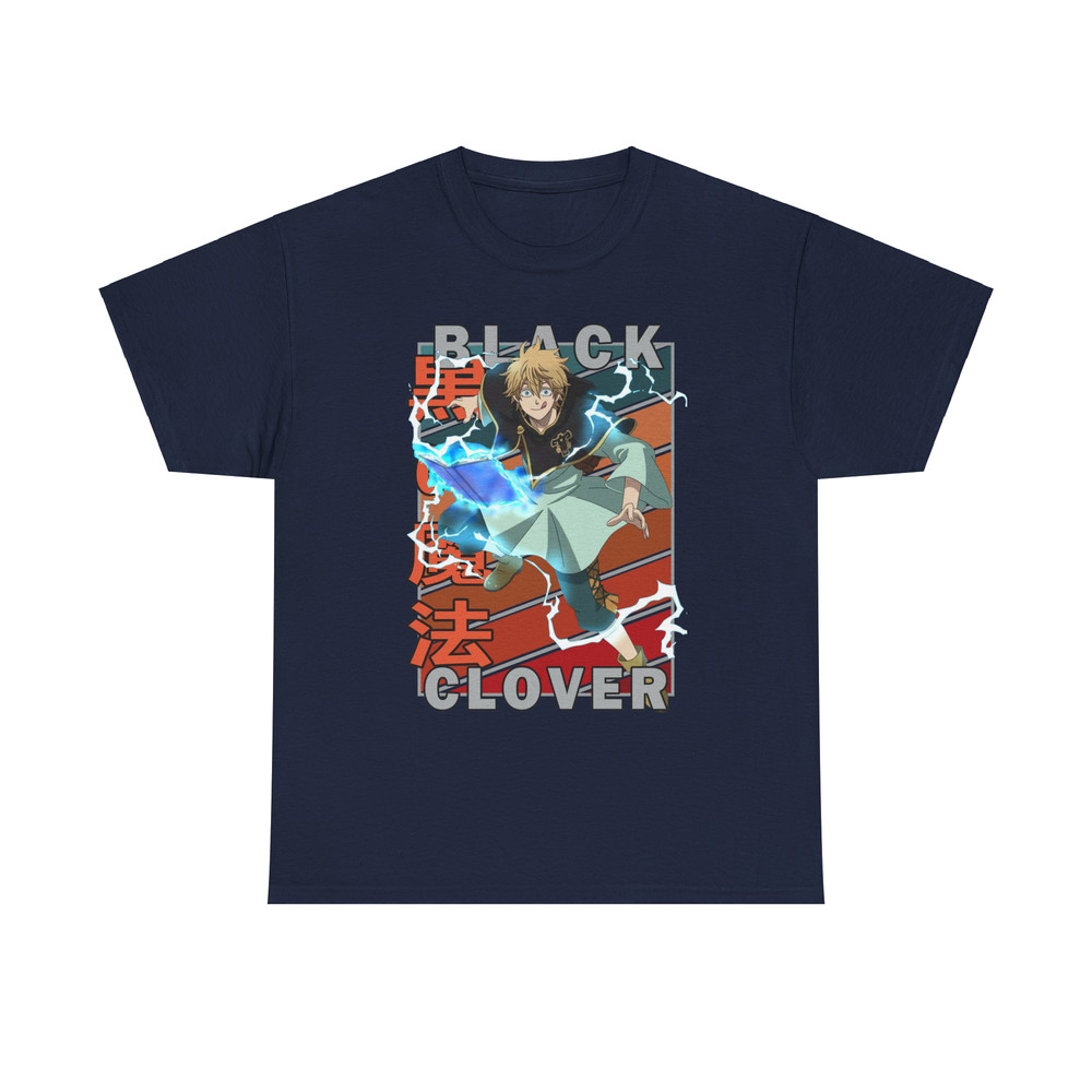 Luck Voltia Black Clover Burakku Kuroba Vintage Palette Anime Unisex TShirt 5