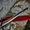 Handmade D2 Steel Machete Knife Short Sword Full Tang Machete Knife Hunting Sword Rose Wood Handle  0
