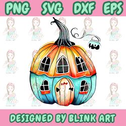 pumpkin halloween svg png, halloween scene svg ,halloween svg,