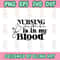Nursing Is In My Blood Nurse SVG Digital Download Files 0