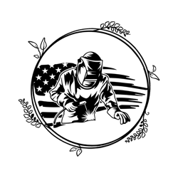 welder with american flag svg, png, pdf, jpg patriotic welding design for custom apparel & crafts.