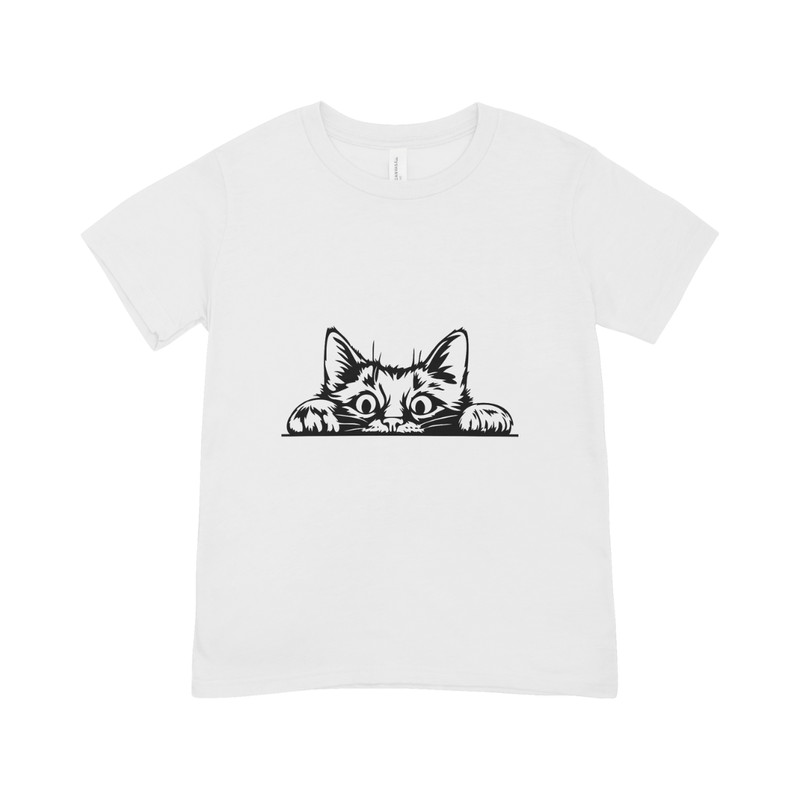 Peeking Cat Design SVG PNG PDF JPG Cute Cat Graphic For Custom Apparel  Crafts 3