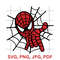 SpiderMan Inspired Digital Design Marvel Superhero SVG PNG JPG Files For Crafting Merch 5