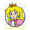 Princess Peach Inspired Digital Design Cute Retro Gaming Art For Crafts TShirts More 3