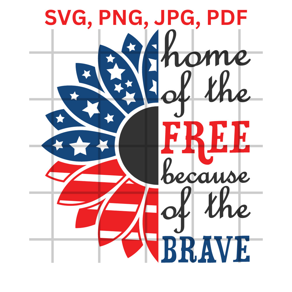 American Flag Sunflower Design Perfect For Shirts Mugs More 3