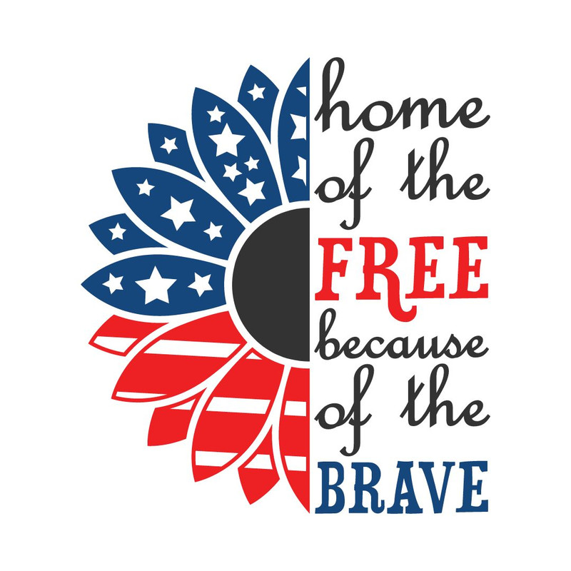 American Flag Sunflower Design Perfect For Shirts Mugs More 4