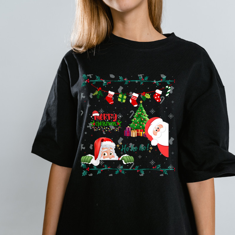 Santa Claus Ho Ho Ho Christmas Design SVG PNG Files For DIY Projects 1