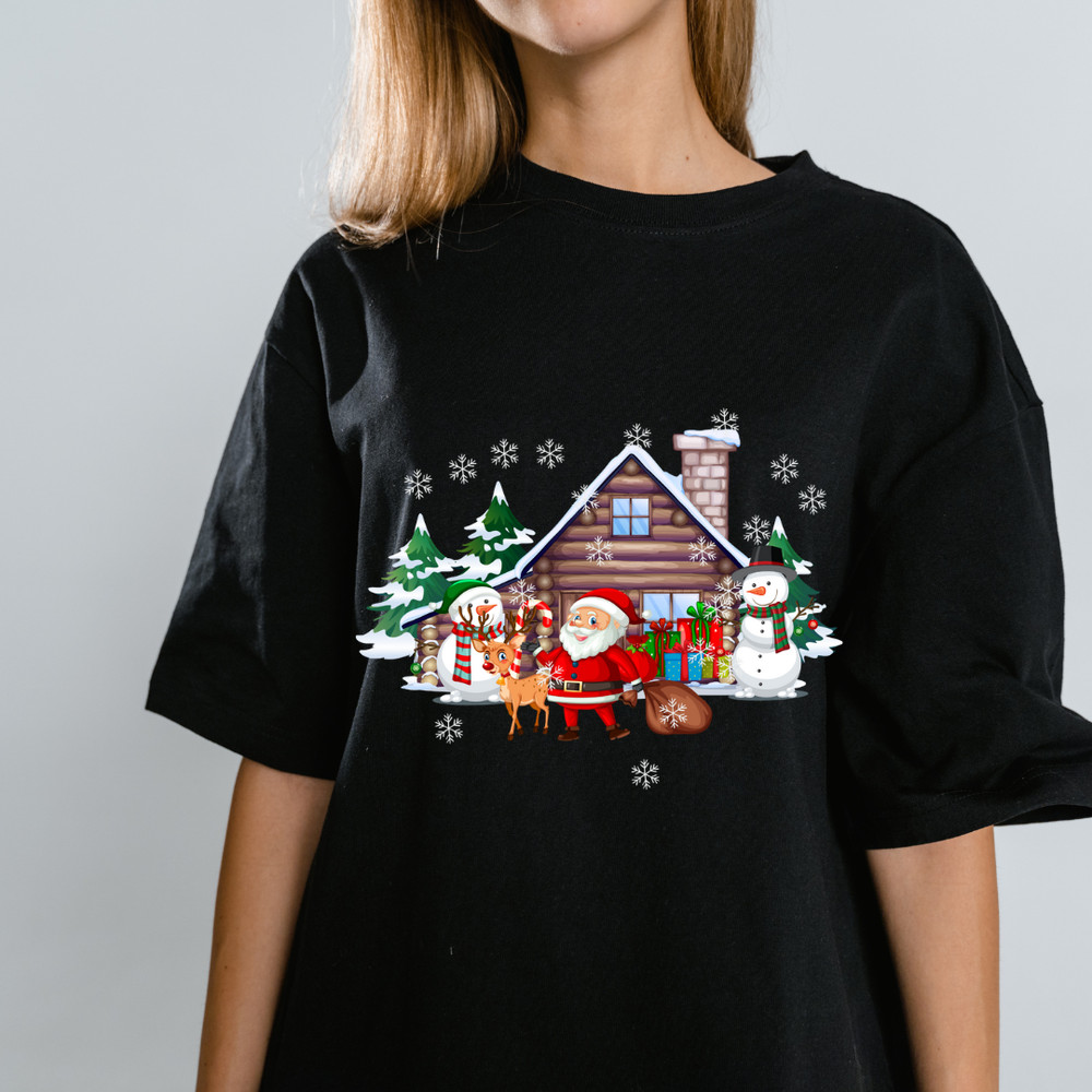 Christmas Santa  Snowman SVG PNG Cute Holiday Design For DIY Projects 1