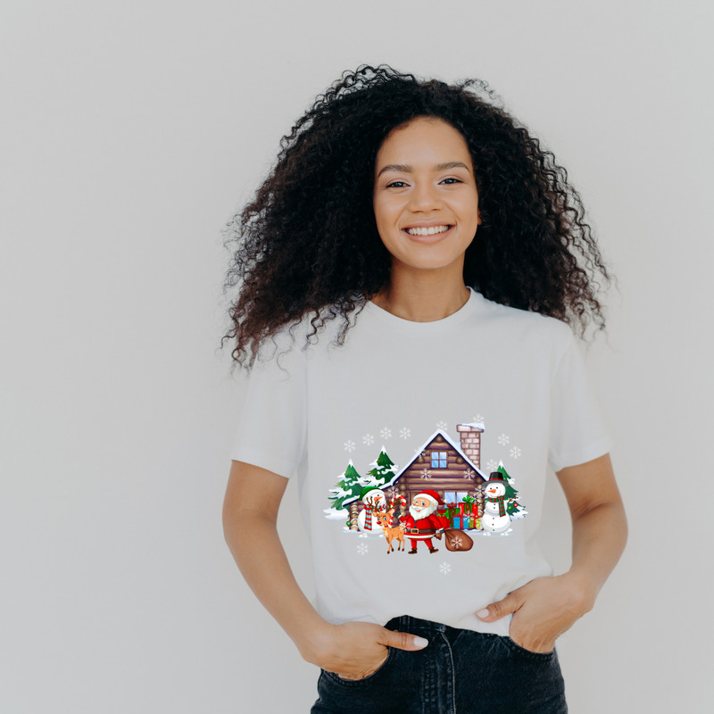 Christmas Santa  Snowman SVG PNG Cute Holiday Design For DIY Projects 2
