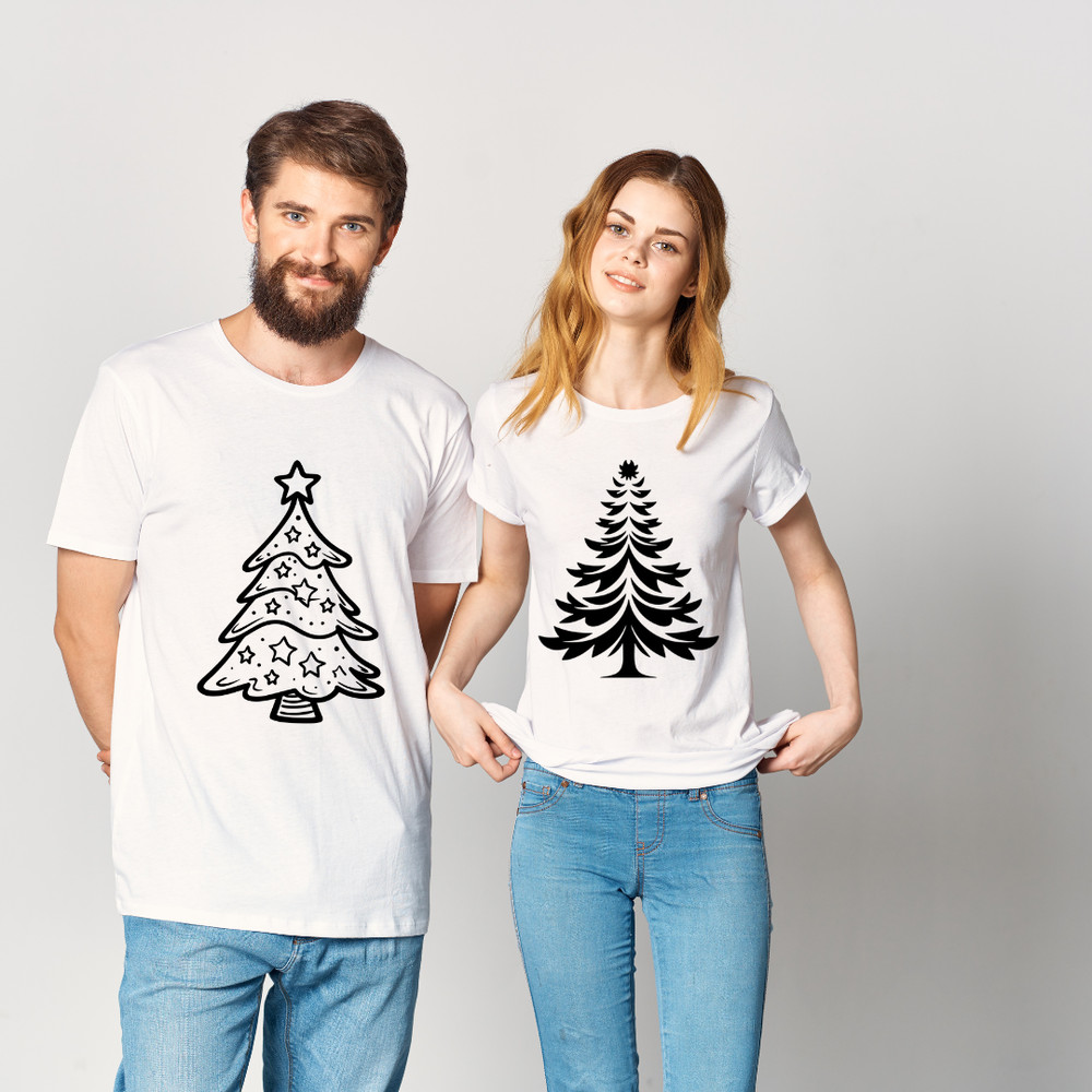 20 Christmas Tree SVG PNG Bundle Christmas SVG Pine Tree SVG For Shirts Holiday Instant Download 4