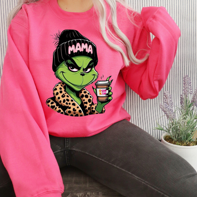 Mama Grinch Christmas SVG PNG Funny Holiday Design For Crafts Gifts 2