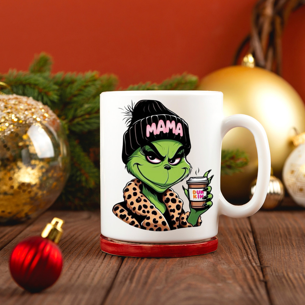 Mama Grinch Christmas SVG PNG Funny Holiday Design For Crafts Gifts 3