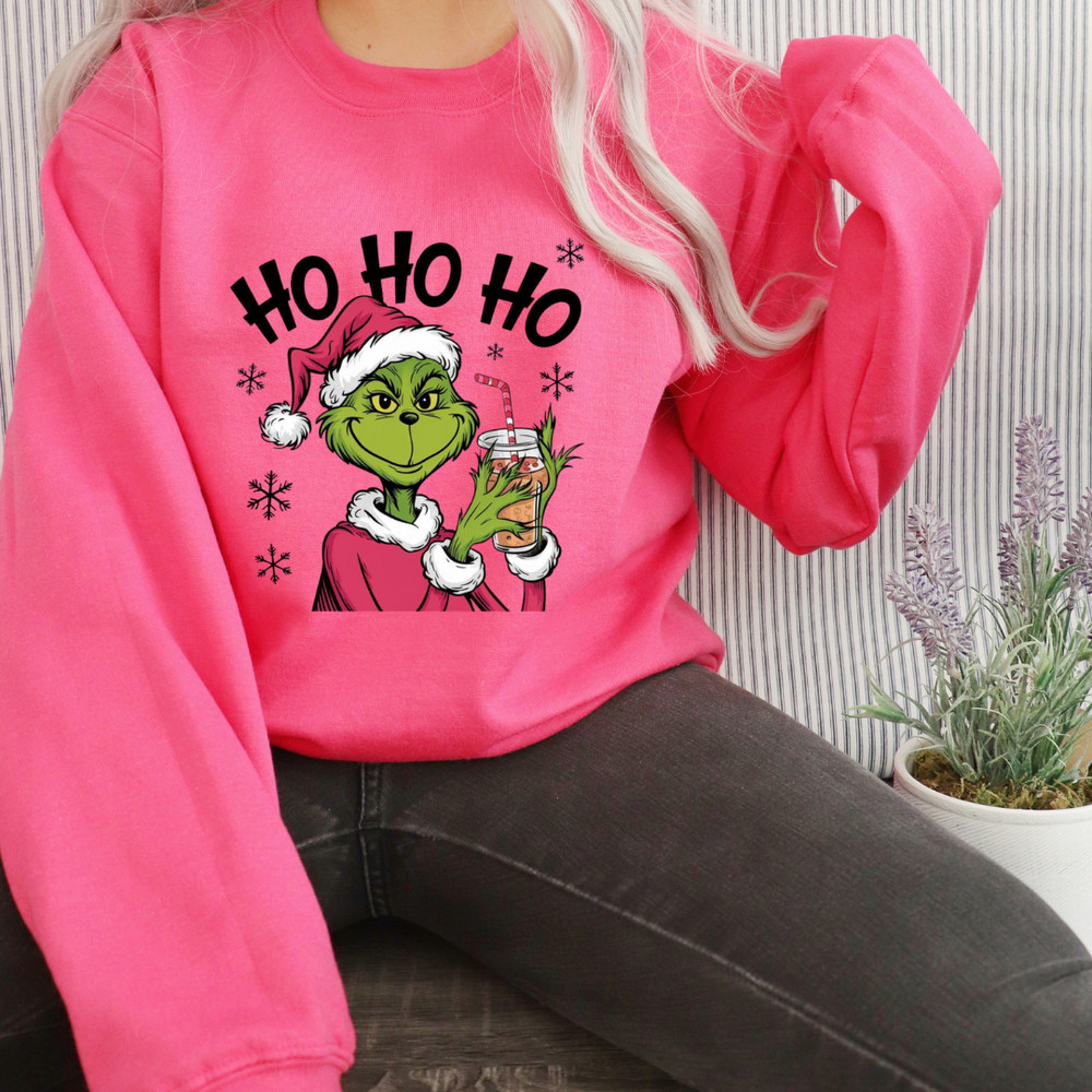 Ho Ho Ho Grinch SVG PNG Funny Christmas Design For Crafts Gifts 1